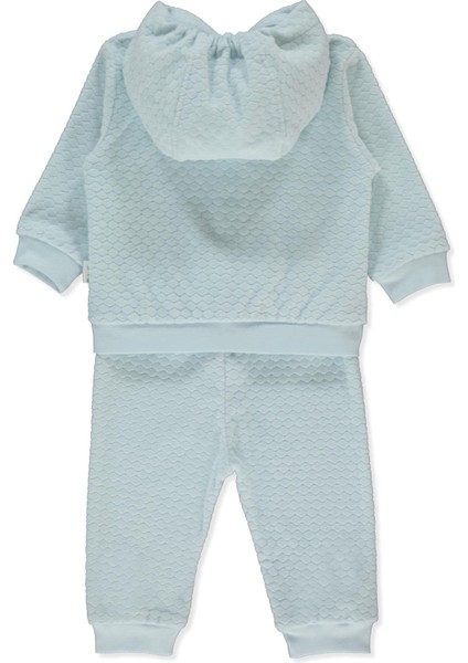 Kadife Fermuarlı Hırka 3lü Takım (Dınosaur) Mavi fiyatları