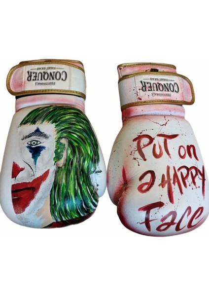 Custom Made Hero Joker 2 Deri Velcro Boks Eldiveni