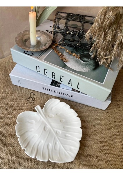 Yaprak Şeklinde Dekoratif Tabak 16-16 cm modelleri