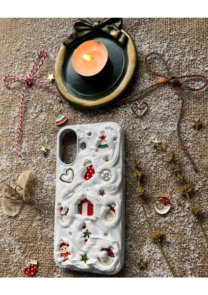 Iphone 16 Uyumlu Kış Konsept El Yapımı Telefon Kılıfı fırsatları