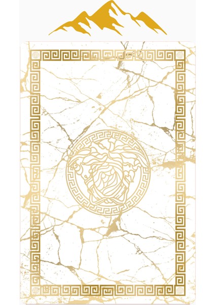 Modern Desenli Dijital Baskı Kaymaz Taban Halı H0854 modelleri