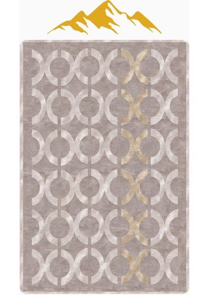 Modern Desenli Dijital Baskı Kaymaz Taban Halı H1032 modelleri