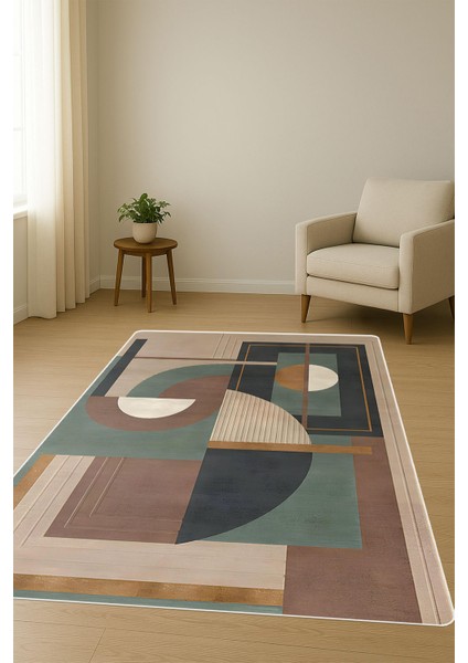 Modern Desenli Dijital Baskı Kaymaz Taban Halı H1085 fiyatları