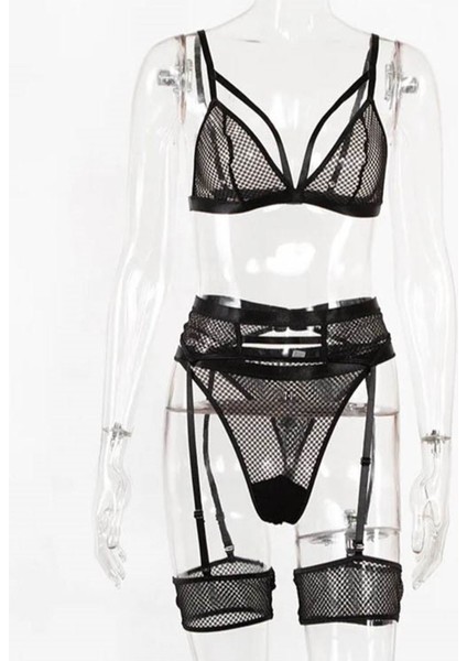 Siyah Fantezi File Jartiyer Takım fiyatları