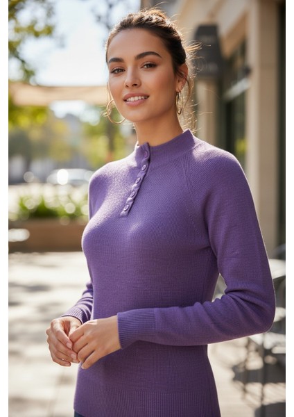 Kadın Düğmeli Triko Body modelleri