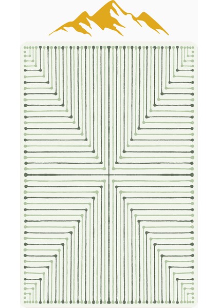 Modern Desenli Dijital Baskı Kaymaz Taban Halı H1089 modelleri