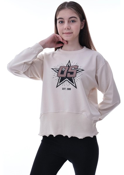 Yıldız Baskılı Kız Çocuk Sweat 2010 fiyatları