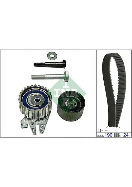 530062210 Eksantrik Gergi Kiti 190X240 Brava 96-01 -Bravo 96>doblo 01>marea 99-02 -Idea 04>1.9jtd 530043310 71736726