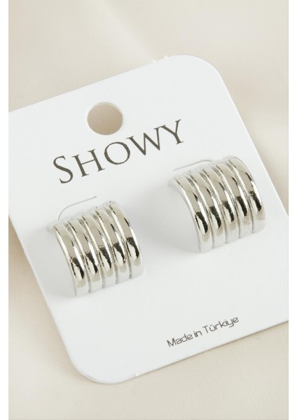 Boru Yeni Sezon Metal Küpe