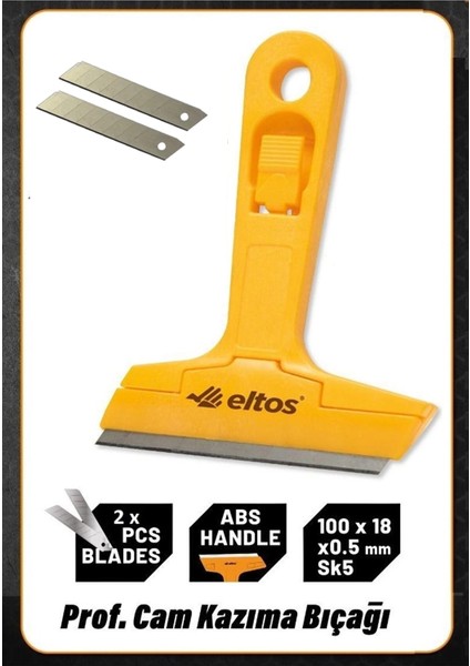 Çok Fonksiyonlu Profesyonel Cam Kazıma Bıçağı 2 Adet Yedek Bıçak Hediyeli fiyatları