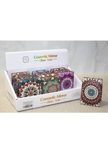 Taşlı El Aynası Dikdörtgen Kalın LIV971