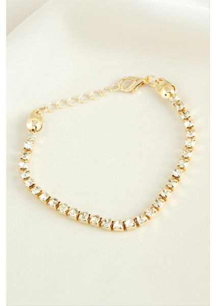 Şerit Taşlı Suyolu Bileklik