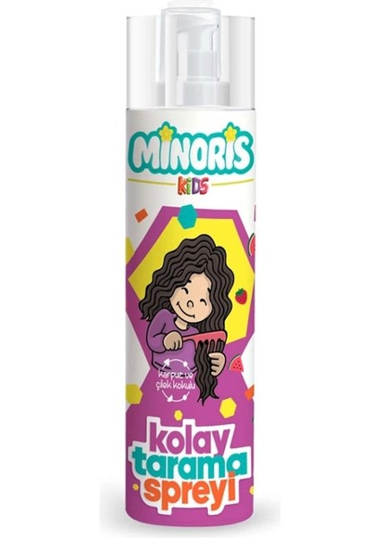 Minoris Kids Organik Kolay Tarama Saç Spreyi 200ML