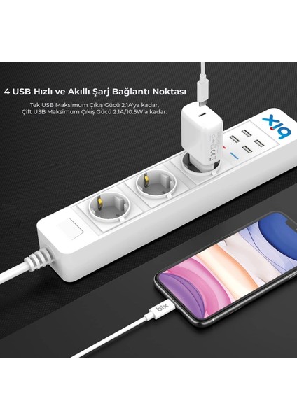 Vtn Bp-01 Wifi Yüksek Akım Korumalı Hızlı Şarj Özellikli Akıllı Priz indirimleri