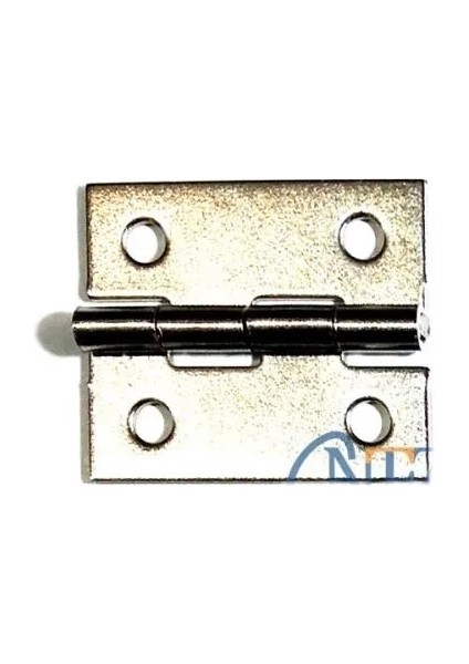 Buğz Tavla Menteşesi No:1 - Nikel, 25X21, 120 Adet