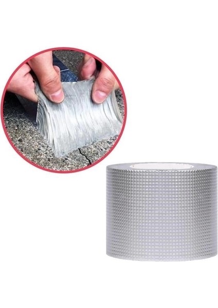 Buğz Su Geçirmez Çatlak Bandı 10CM 5m Yüksek Sıcaklık Dayanıklı Çatı Boru Duvar Onarım Çamur Bant fiyatları