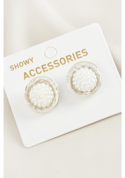 Çiçek Trend Inci Küpe