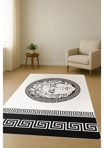 Modern Desenli Dijital Baskı Kaymaz Taban Halı H0846 fiyatları