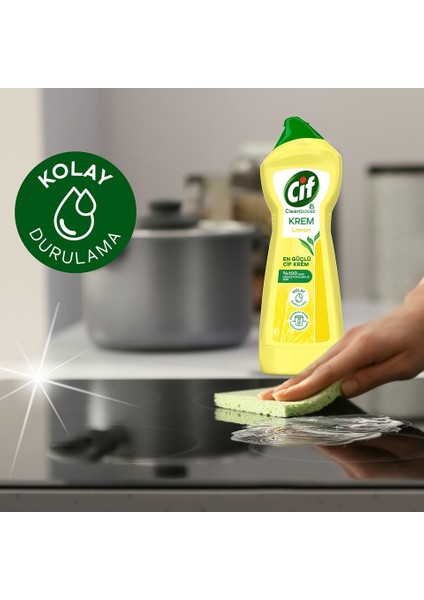 U-Pro 1500ML Bulaşık Deterjanı + Cif Krem Amonyak & Limon 750ML Temizlik Seti modelleri