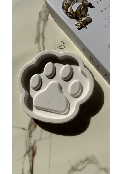 Pati Görünümlü Taş Tozu Dekoratif Takı Tabağı fiyatları