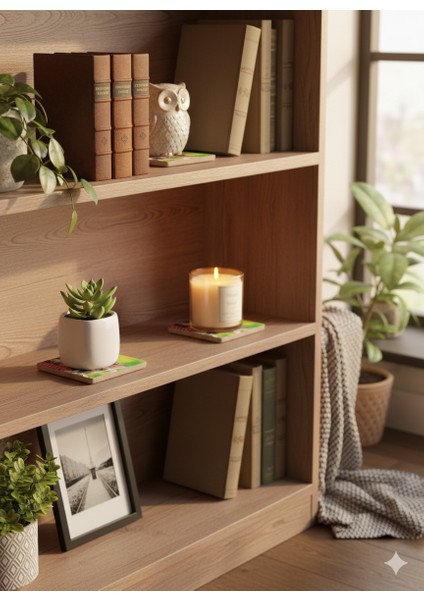 El yapımı!! Sınırlı Stok....Doğal Traverten Bardak Altlığı 4’lü Takım – Eskitme Kedi Desen – El Yapımı, Cila Kaplı