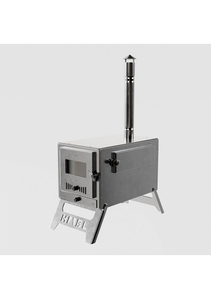 -Galvaniz Kuzineli Kamp Sobası – Hafif ve Dayanıklı Çadır Sobası