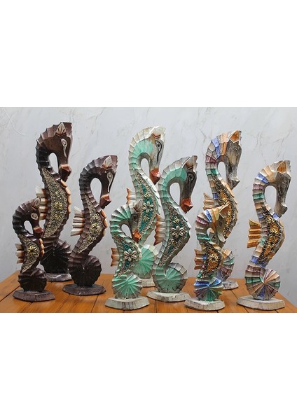 Ahşap 3'lü Denizati Kumlu Galıleo:14