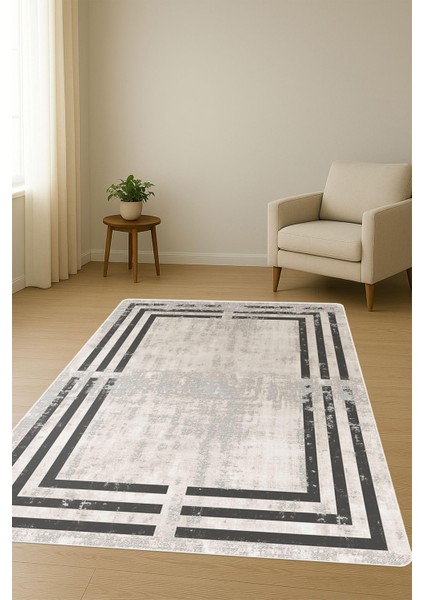 Modern Desenli Dijital Baskı Kaymaz Taban Halı H1045 fiyatları