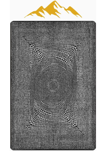 Modern Desenli Dijital Baskı Kaymaz Taban Halı H1120 modelleri