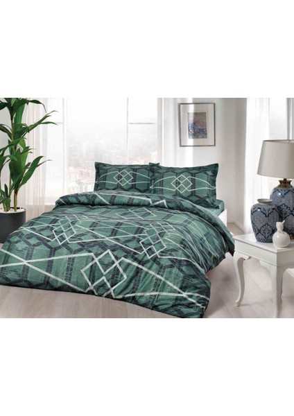 Çift Kişilik Saten Nev Takımı Nova Yeşil