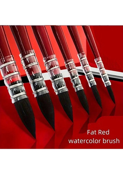 Profesyonel Sincap Kılı Yuvarlak Uçlu El Yapımı Fırça Seti 8 Adet Suluboya Mürekkep Akrilik Guaj fiyatları