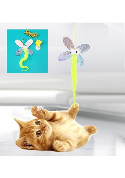 Elastik Kendinden Yapışkanlı Kedi Oyun Oltası