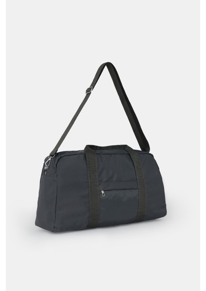 Icone Paraşüt Kumaş Önü Cepli Unisex Spor Fitness Gym Çantası Antrasit Füme modelleri