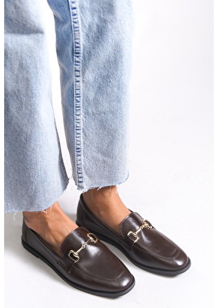 Winlayna Kadın Babet 0012093 Kahverengi Cilt