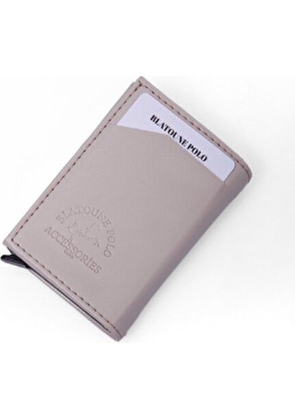 Kadın Cüzdan Bej Vegan Deri Rfıd Korumalı Otomatik Kartlık Para Bölmeli fiyatları