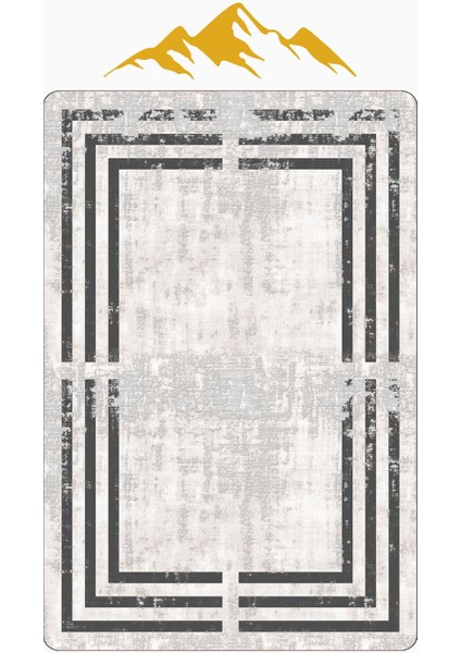 Modern Desenli Dijital Baskı Kaymaz Taban Halı H1045 modelleri