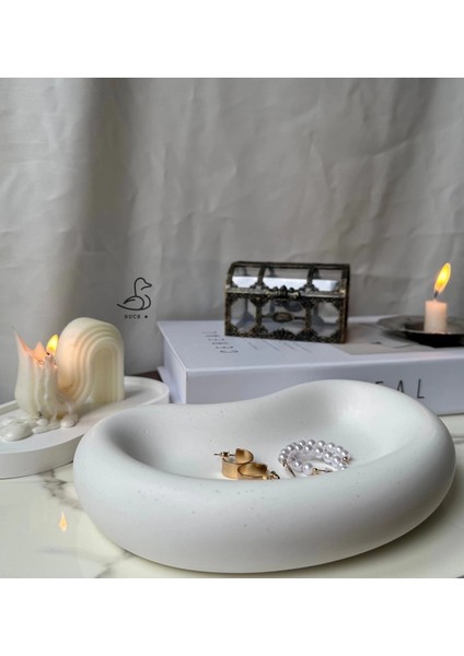 Oval Görünümlü Taş Tozu Dekoratif Tabak/kase fırsatları