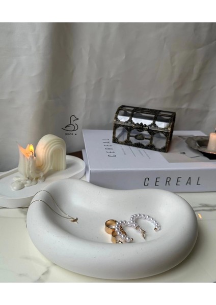 Oval Görünümlü Taş Tozu Dekoratif Tabak/kase indirimleri