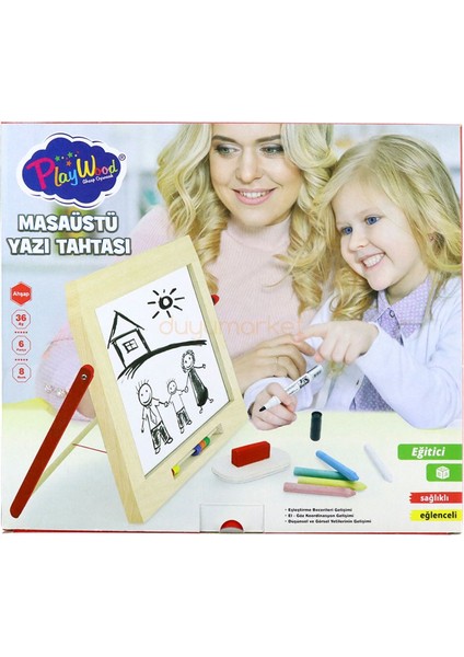 Ahşap Masa Üstü Yazı Tahtası 385 fiyatları