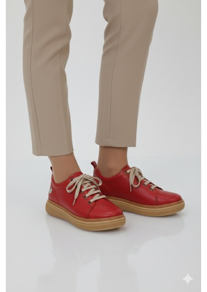 Mammimia Kadın Hakiki Deri Ortopedik Spor Tarz Günlük Ayakkabı M26/KA120 fiyatları