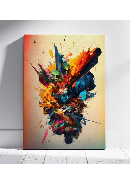 Renklerin Senfonik Patlaması Kanvas Tablo Duvar Resim