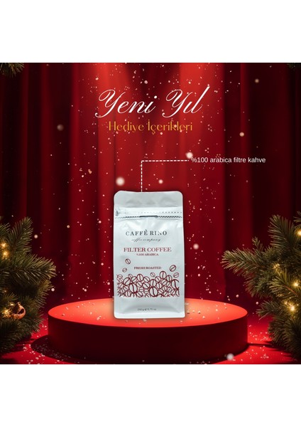 Fm Kahve Premium Yılbaşı Hediye Kutusu – 250G Filtre Kahve, French Press, Mum, Anahtarlık, Madlen Çikolata, Kahve Çekirdeği fiyatları