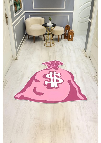 Para Kesesi Lazer Kesim Dijital Baskı Kaymaz Taban Halı H1021 fiyatları