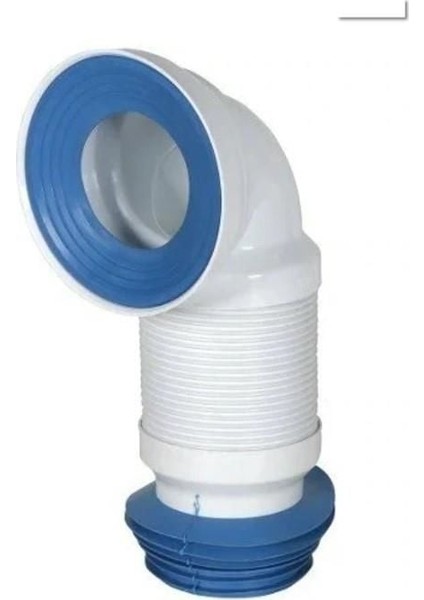 Dirsekli Körüklü Kada 100 mm