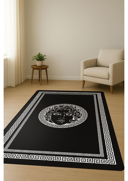 Modern Desenli Dijital Baskı Kaymaz Taban Halı H0848 fiyatları