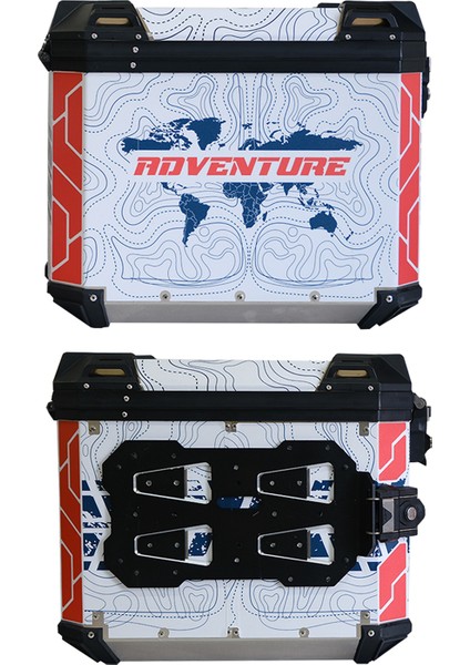 DSN09 Universal 40 Lt x 2 Desenli Alüminyum Motosiklet Yan Çanta Seti fiyatları