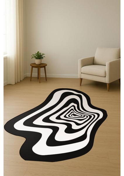 Modern Lazer Kesim Dijital Baskı Kaymaz Taban Halı H0450 fiyatları