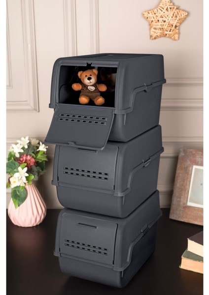 Motek 8 Lt Organizer 2’li Çok Amaçlı Kapaklı Saklama Kutusu fırsatları