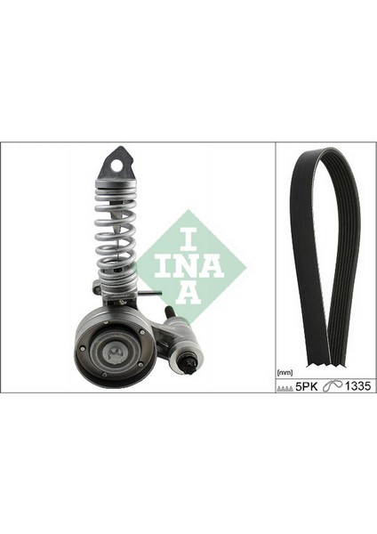 Mtxdpn Alternatör Gergi Kiti 5PK1335 Kayiş Astra J Corsa C Corsa D 1.2-1.4 K015PK1355 1340017-55562422-55562423