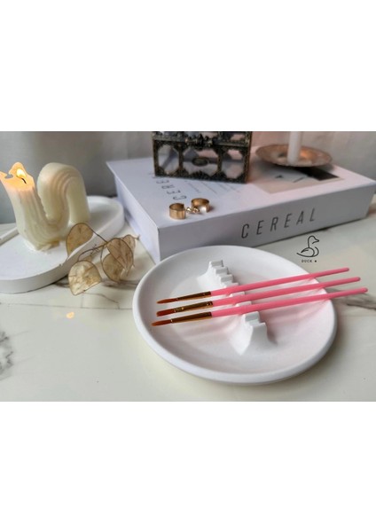 Dekoratif Taş Tozu Kalem/fırçalık/takı Tabak Kase